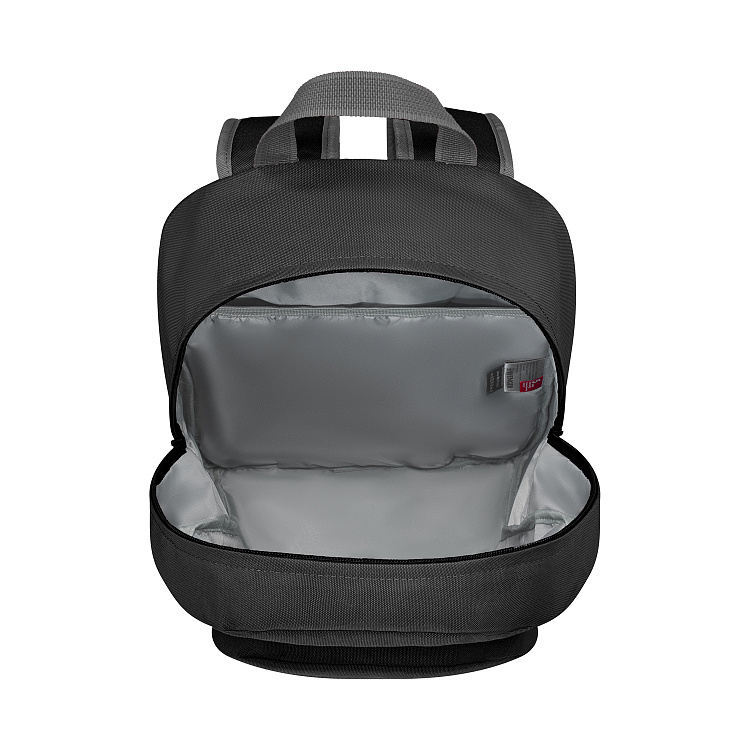 Рюкзак WENGER NEXT 23 Crango 16", чёрный, переработанный ПЭТ, 33х22х46 см, 25л