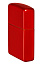 Зажигалка ZIPPO Classic с покрытием Metallic Red, латунь/сталь, красная, матовая, 38x13x57 мм