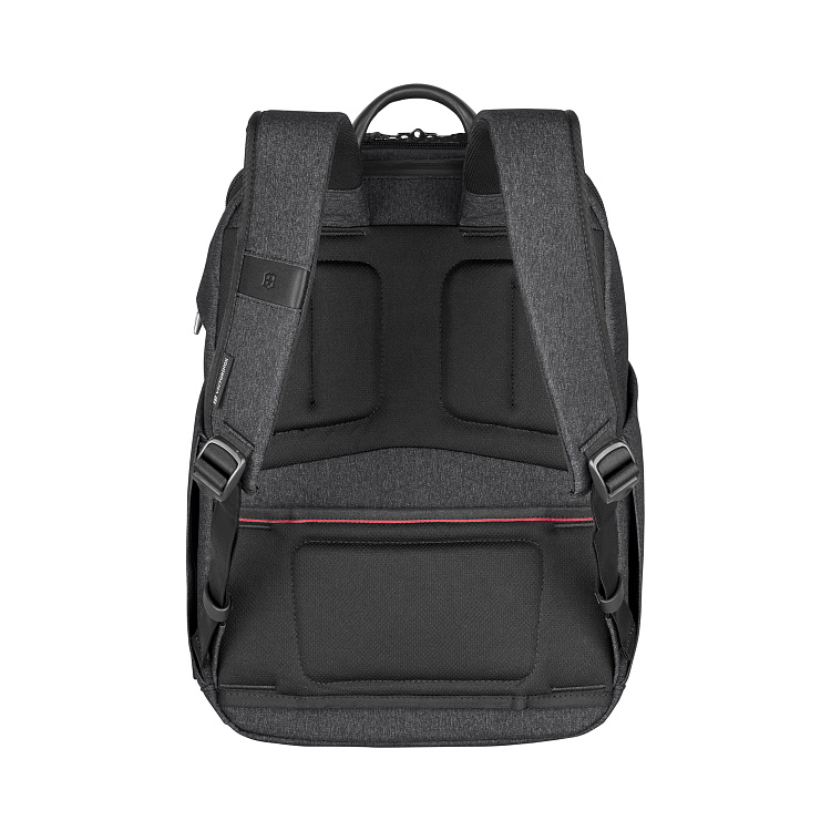 Рюкзак VICTORINOX Architecture Urban 2 City Backpack 14'', серый, полиэстер / кожа, 30x19x42 см, 17л