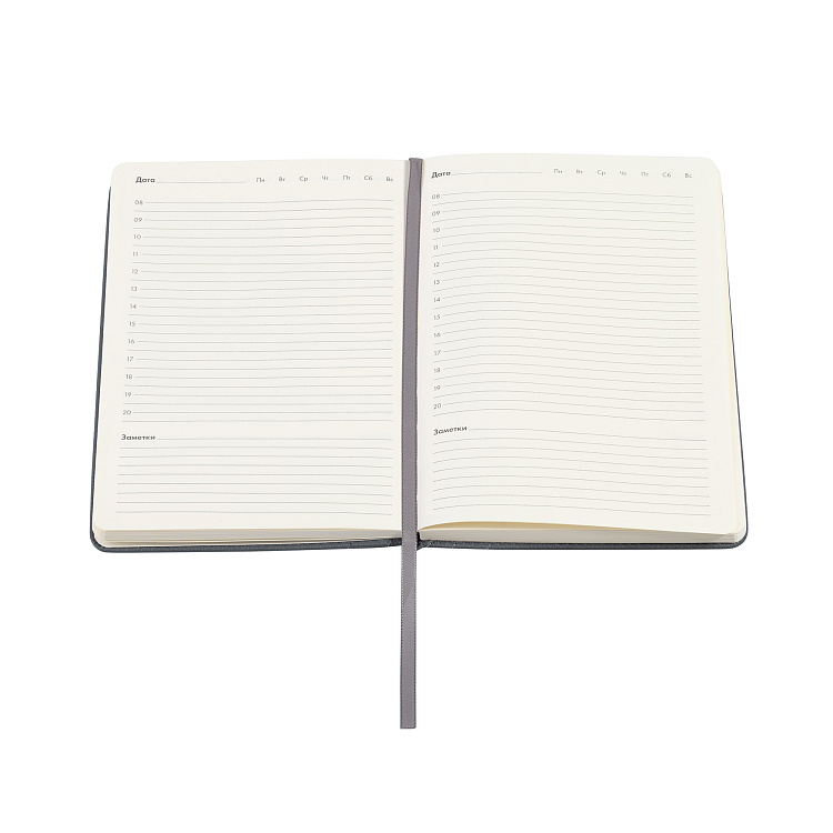 Ежедневник недатированный "Тоскана" с 3d-обложкой, формат А5, черный