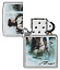 Зажигалка ZIPPO Luis Royo с покрытием Street Chrome, латунь/сталь, серебристая, 38x13x57 мм