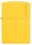 Зажигалка ZIPPO Logo с покрытием Sunflower, латунь/сталь, желтая, глянцевая, 38x13x57 мм