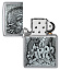 Зажигалка ZIPPO Classic с покрытием Brushed Chrome, латунь/сталь, серебристая, 38x13x57 мм