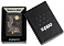 Зажигалка ZIPPO Western с покрытием High Polish Black, латунь/сталь, черная, глянцевая, 38x13x57 мм