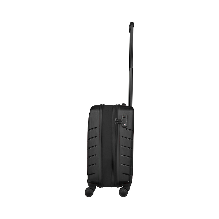 Чемодан WENGER Pegasus, чёрный, поликарбонат+АБС-пластик, малый, 40х54х20 см, 39 л