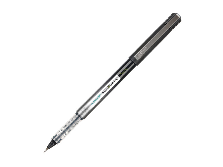 Ручка-рапидограф Hauser Aeromatic Fine Tip 0,7 мм, пластик, корпус черный, чернила черные