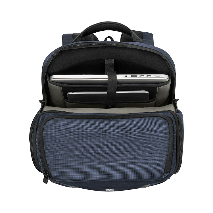 Рюкзак VICTORINOX Altmont Professional Fliptop Laptop Backpack 15'', синий, полиэфирная ткань, 33x26x49 см, 26 л