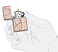 Зажигалка ZIPPO Eastern с покрытием High Polish Rose Gold, латунь/сталь, розовое золото, 38x13x57 мм