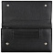 Кошелёк женский BUGATTI Lady Top, чёрный, натуральная воловья кожа, 20х2,5х10,5 см