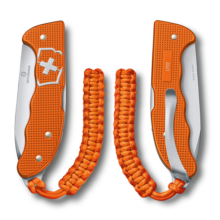 Нож охотника VICTORINOX Hunter Pro Alox LE 2021 130 мм, 4 функции, с фиксатором лезвия, оранжевый