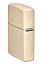 Зажигалка ZIPPO Classic с покрытием Flat Sand, латунь/сталь, бежевая, глянцевая, 38x13x57 мм