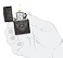 Зажигалка ZIPPO Big Cat с покрытием High Polish Black, латунь/сталь, черная, глянцевая, 38x13x57 мм