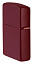 Зажигалка ZIPPO Logo с покрытием Merlot, латунь/сталь, бордовая, глянцевая, 38x13x57 мм