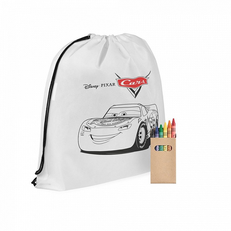 Рюкзак-раскраска с мелками «Молния МакКуин»