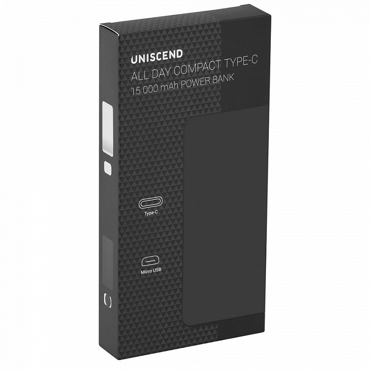 Внешний аккумулятор Uniscend All Day Compact Type-C 15000 мAч