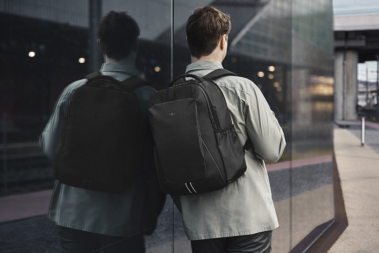 Рюкзак WENGER XE Professional 15.6", черный, переработанный ПЭТ/Полиэстер, 32х22х44 см, 23 л.