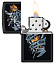 Зажигалка ZIPPO Darts с покрытием Black Matte, латунь/сталь, черная 38x13x57 мм