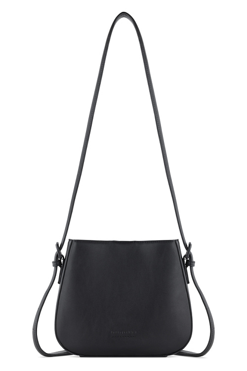 Сумка женская наплечная BUGATTI Luna, черная, полиуретан, 23 x 7,5 x 19,5 см