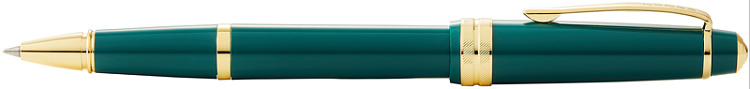Ручка-роллер Cross Bailey Light Polished Green Resin and Gold Tone