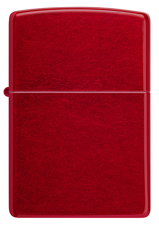 Зажигалка ZIPPO Classic с покрытием Candy Apple Red™, латунь/сталь, красная, глянцевая, 38x13x57 мм
