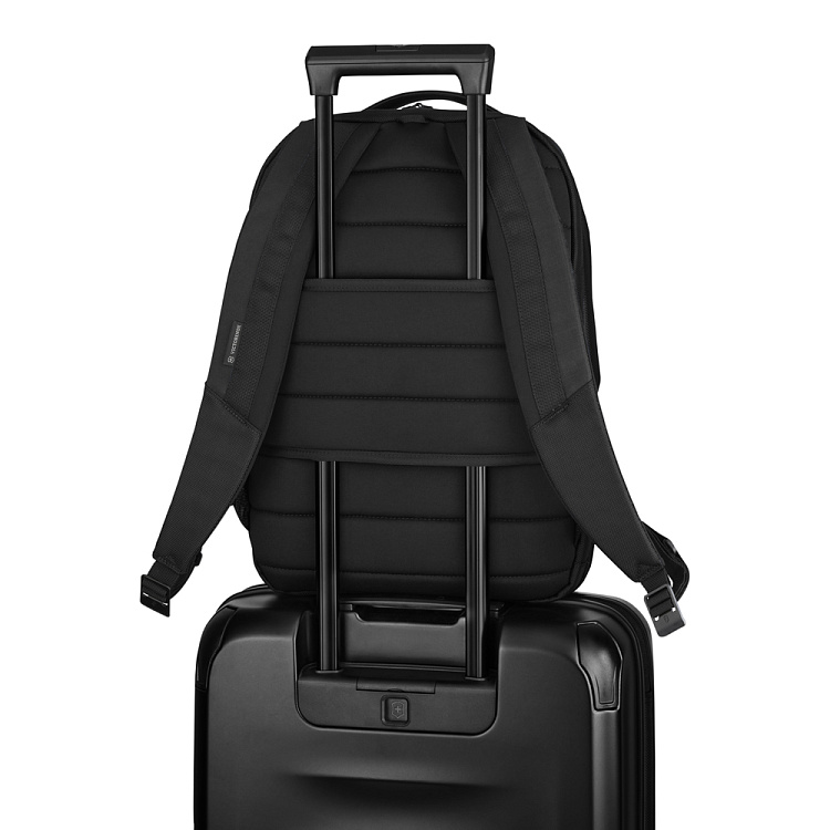 Рюкзак VICTORINOX Altmont Professional Compact Laptop Backpack 15'', чёрный, полиэфирная ткань, 29x22x41 см, 16 л