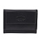Мини-бумажник KLONDIKE Claim, натуральная кожа в черном цвете, 10,5 х 2 х 7,5 см