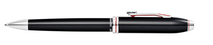 Шариковая ручка Cross Townsend Ferrari Glossy Black Lacquer / Rhodium