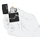 Зажигалка ZIPPO Classic с покрытием Black Matte, латунь/сталь, черная, матовая, 38x13x57 мм