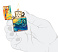 Зажигалка ZIPPO Classic с покрытием 540 Tumbled Brass, латунь/сталь, разноцветная, 38x13x57 мм