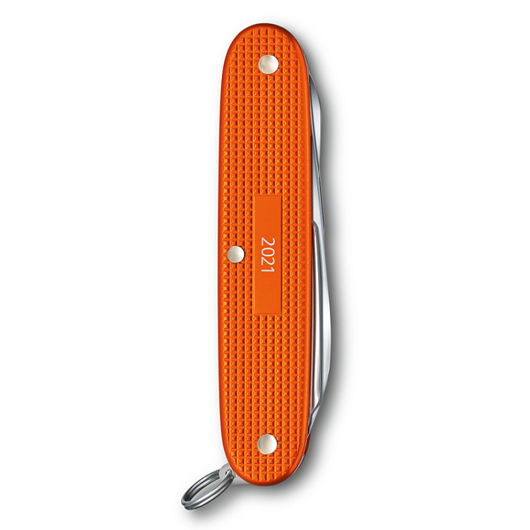 Нож перочинный VICTORINOX Pioneer X Alox LE 2021, 93 мм, 9 функций, алюминиевая рукоять, оранжевый