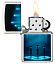 Зажигалка ZIPPO Aliens Design с покрытием Glow In The Dark Green, латунь/сталь, белая, 38x13x57 мм
