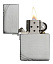 Зажигалка ZIPPO 1935 Replica™ с покрытием Brushed Chrome, латунь/сталь, серебристая, 37x13x52 мм