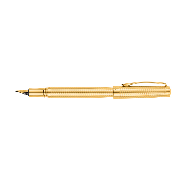 Ручка перьевая Pierre Cardin GOLDEN. Цвет - золотистый.Упаковка B-1
