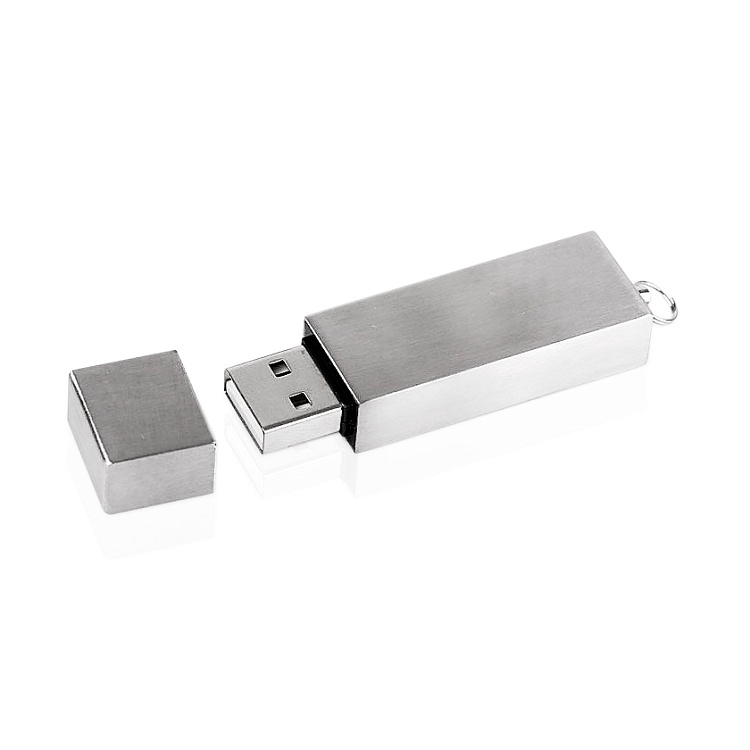 USB-Flash Drive (металлическая флешка) прямоугольная ME005