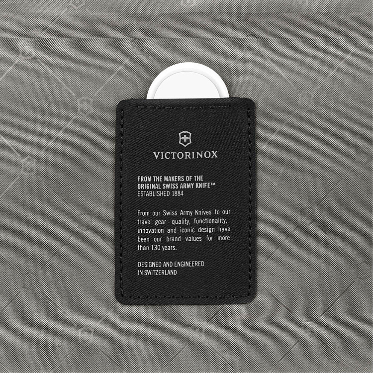 Сумка через плечо компактная VICTORINOX Architecture Urban2 Compact Crossbody Bag, черный, полиэстер/кожа, 22x6x16 см, 2 л