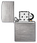 Зажигалка ZIPPO Classic с покрытием Brushed Chrome, латунь/сталь, серебристая, матовая, 38x13x57 мм