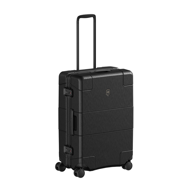 Чемодан VICTORINOX Lexicon Framed, черный, 100% поликарбонат Makrolon, 46x28x68 см, 72 л