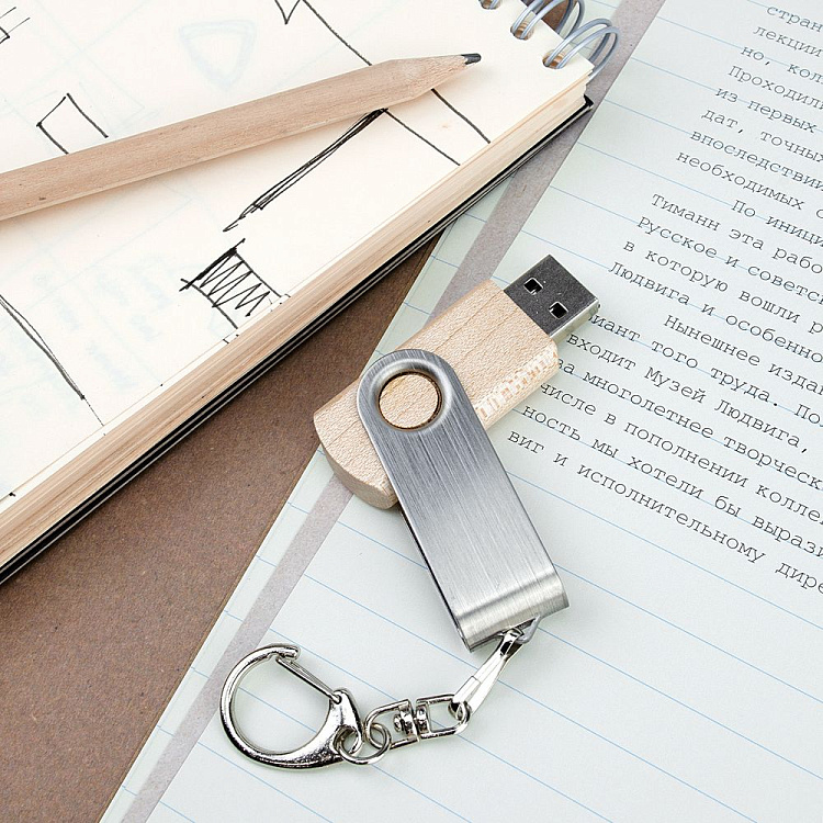 Флешка Twist Wood