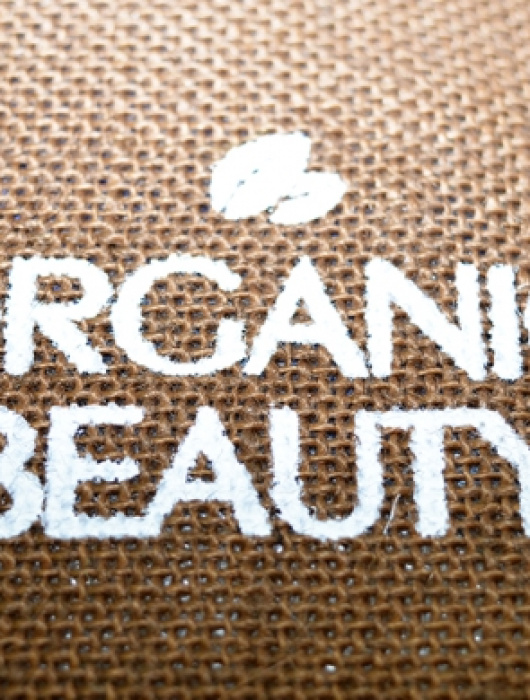Сумка в эко стиле для бренда Organic Beauty