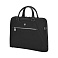 Портфель VICTORINOX Victoria Signature Briefcase, черный, нейлон/кожа, 42x13x30 см, 13 л