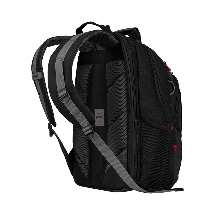 Рюкзак WENGER Legacy 16'', черный/серый, полиэстер/ПВХ, 35 x 25 x 45 см, 24 л