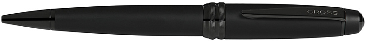 Шариковая ручка Cross Bailey Matte Black Lacquer. Цвет - черный.