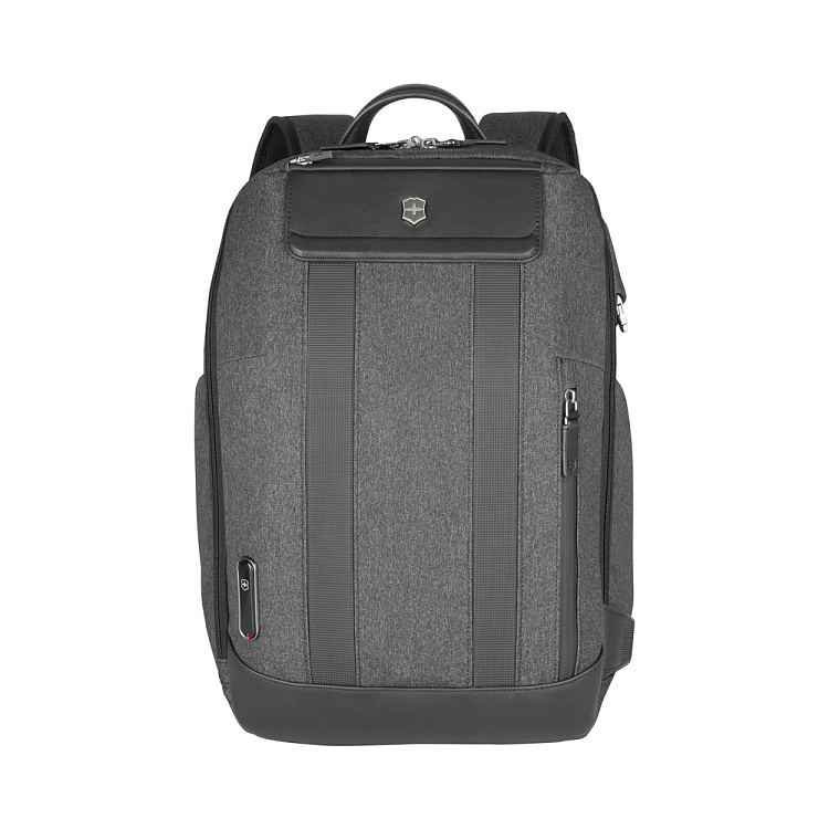 Рюкзак VICTORINOX Architecture Urban 2 City Backpack 14'', серый, полиэстер / кожа, 30x19x42 см, 17л