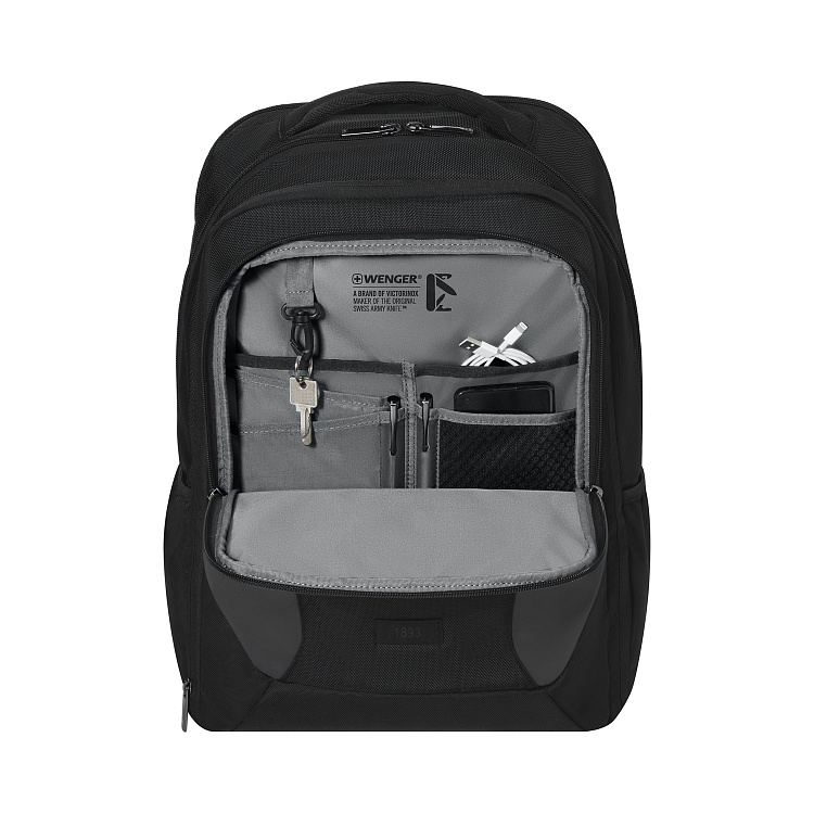 Рюкзак WENGER XE Extent 17", черный, переработанный ПЭТ/Полиэстер, 35х24х50 см, 37 л.