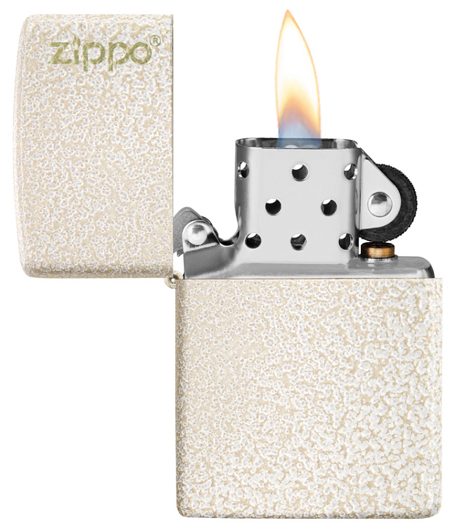 Зажигалка ZIPPO Classic с покрытием Mercury Glass, латунь/сталь, бежевая, матовая, 38x13x57 мм