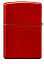 Зажигалка ZIPPO Classic с покрытием Metallic Red, латунь/сталь, красная, матовая, 38x13x57 мм