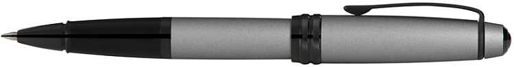 Ручка-роллер Cross Bailey Matte Grey Lacquer. Цвет - серый.