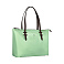 Сумка VICTORINOX Victoria Deluxe Business Tote, мятная, нейлон/кожа/микрозамша, 47x15x31 см, 16 л