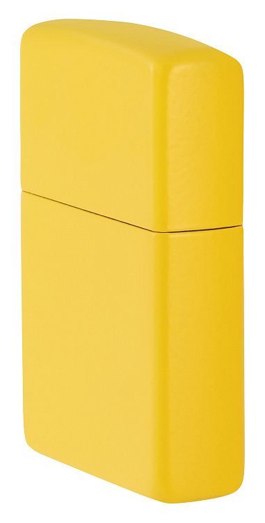 Зажигалка ZIPPO Classic с покрытием Sunflower, латунь/сталь, желтая, глянцевая, 38x13x57 мм