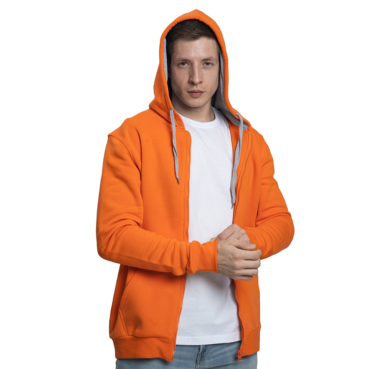 New Gen Толстовка-кенгуру (худи) с капюшоном на молнии 320 г/м2